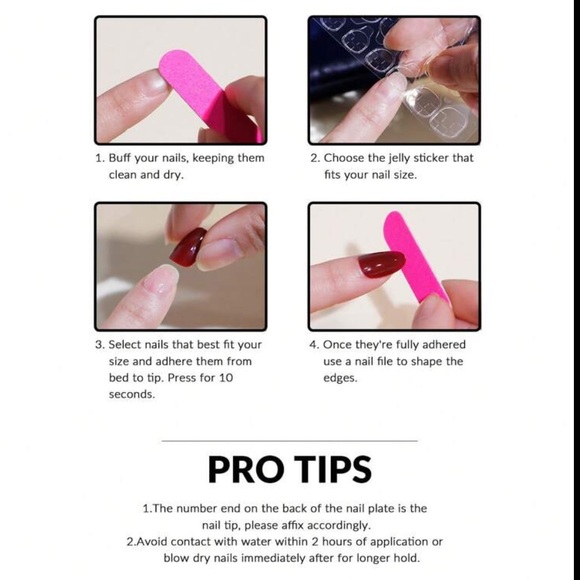 Flower Press On Nails - Picture 6 of 8